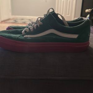 Golf Wang Vans Collab Green/ pink sole